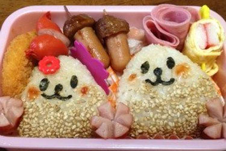 10分でキャラ弁 子供のお弁当 レシピ 作り方 By しおのキッチン クックパッド 簡単おいしいみんなのレシピが365万品