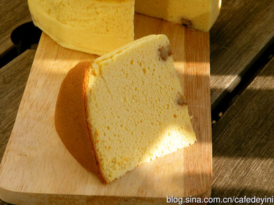豆乳スフレチーズケーキの写真