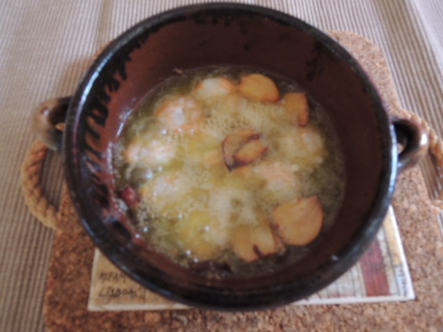 スパニッシュ海老オリーブオイル炒めタパスの画像