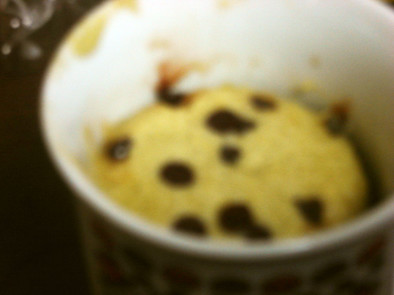 レンジで簡単☆抹茶のマグカップケーキの写真