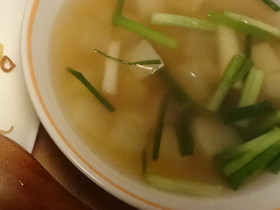 わけぎと大根のあっさりスープ♥