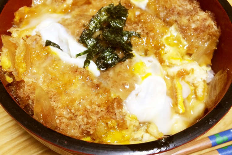 卵は１人１個 甘めな我が家のカツ丼 レシピ 作り方 By らぴキッチン クックパッド 簡単おいしいみんなのレシピが360万品