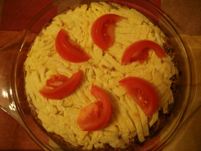 蕎麦の実ごはんのお祭りケーキの写真