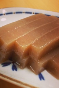 金時豆の水ようかん／煮豆の煮汁を有効活用