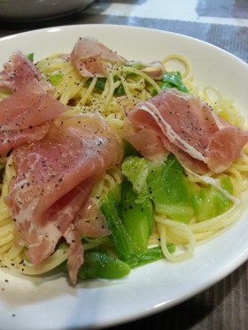 春が来たら・・・キャベツ×生ハムパスタ♪