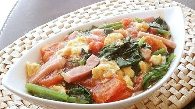 トマトとほうれん草の中華風たまご炒め レシピ 作り方 By リン スミレ クックパッド 簡単おいしいみんなのレシピが352万品 トマトとほうれん草の中華風たまご炒め レシピ 作り方 By リン スミレ クックパッド 簡単おいしいみんなのレシピが352万品