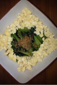 小松菜のマヨポン炒めサラダ