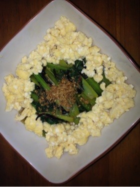 小松菜のマヨポン炒めサラダの画像
