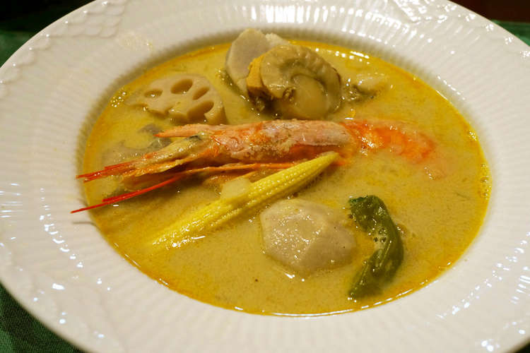 タイ風シーフードカレースープ レシピ 作り方 By Monvivre クックパッド 簡単おいしいみんなのレシピが351万品