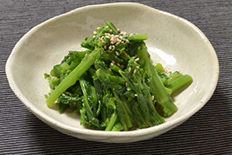 春野菜 菜の花のおひたし 和食定番 副菜 レシピ 作り方 By Ta Ke O クックパッド 簡単おいしいみんなのレシピが360万品