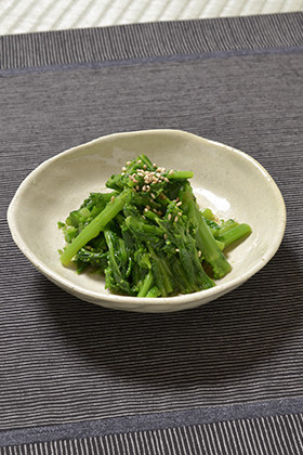 春野菜・菜の花のおひたし［和食定番］副菜の画像