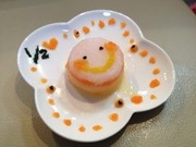 離乳食☆ハーフバースデーケーキの写真