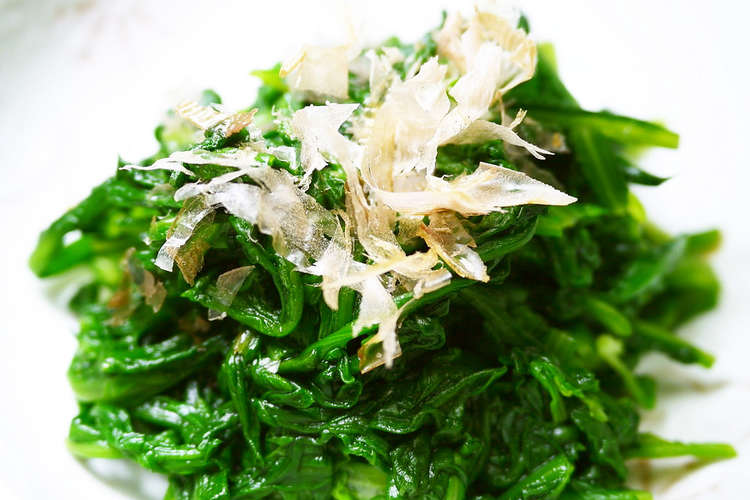 春菊のぽん酢おひたし レシピ 作り方 By ほっこり の クックパッド 簡単おいしいみんなのレシピが352万品