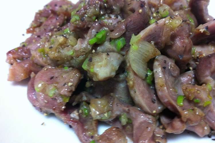 ヘルシーメニュー 砂肝のガーリック炒め レシピ 作り方 By Arataspr クックパッド