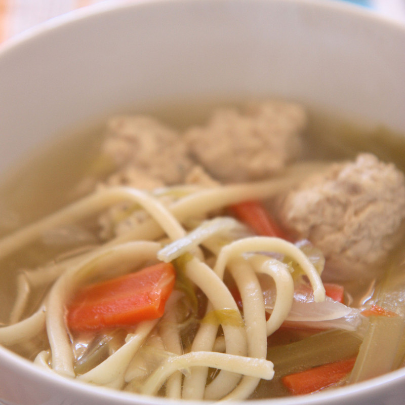 太鼓腹チキンヌードルスープのレシピ
