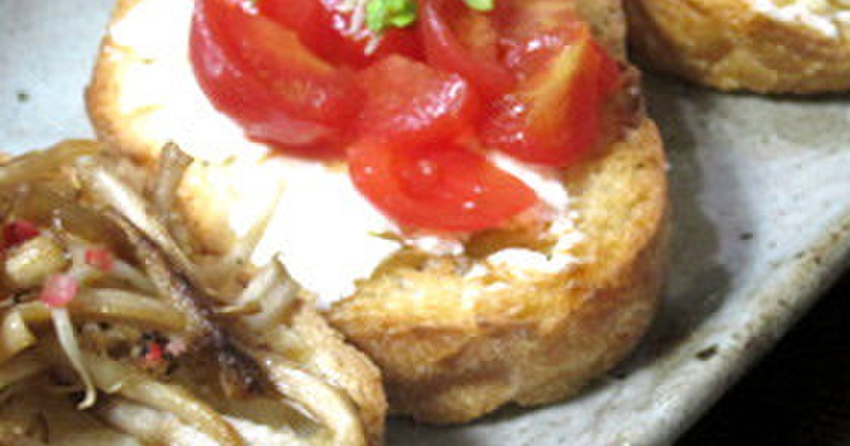 変わりブルスケッタ レシピ 作り方 By 京都へんこ山田製油 クックパッド 簡単おいしいみんなのレシピが375万品