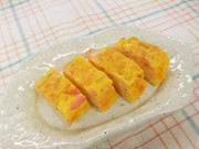 お花見弁当にお薦め!! 桜漬け入り卵焼きの写真