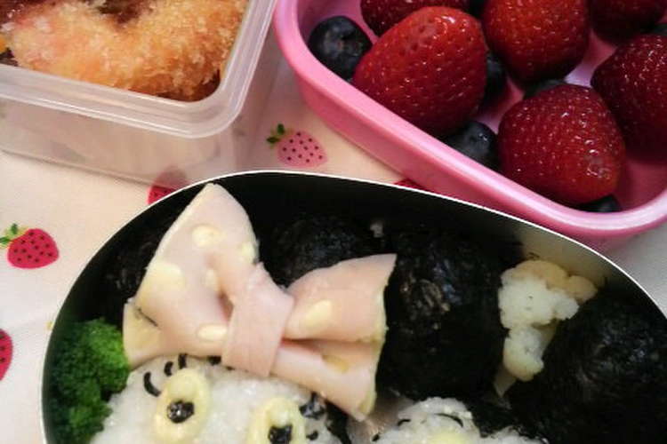 ミッキーマウス ミニーマウス弁当 レシピ 作り方 By ちかちゃんず クックパッド 簡単おいしいみんなのレシピが359万品