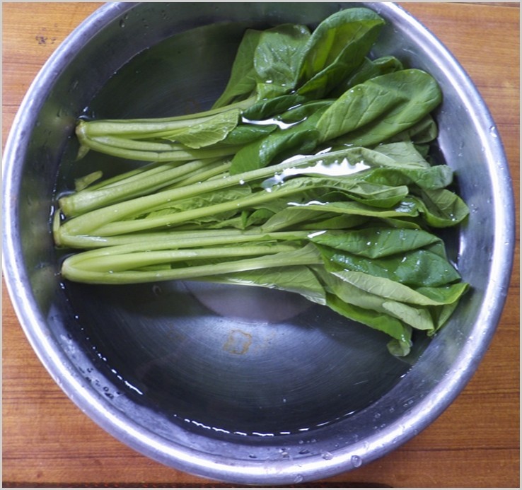 小松菜の保存法の画像
