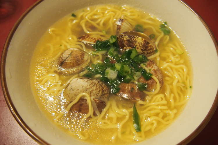あさりスープのマルちゃん正麺 レシピ 作り方 By Vega1 クックパッド 簡単おいしいみんなのレシピが360万品