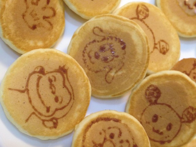 ホットケーキチョコで転写 キャラケーキ レシピ 作り方 By ちゃーちるちる クックパッド