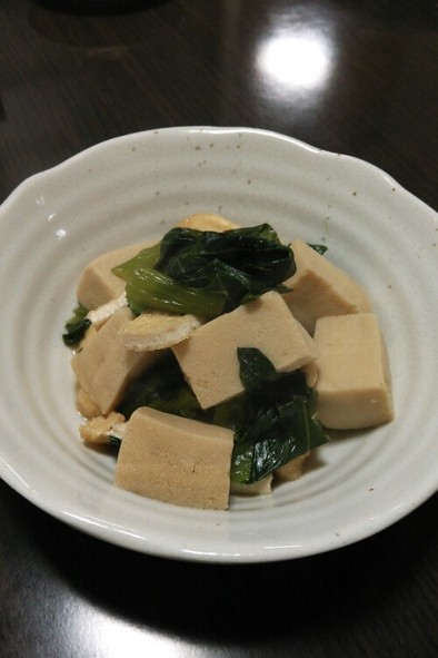 ☆簡単☆小松菜と高野豆腐の煮物☆の写真