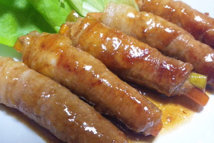 人参とアスパラの肉巻き レシピ 作り方 By Miyaaa3 クックパッド 簡単おいしいみんなのレシピが354万品