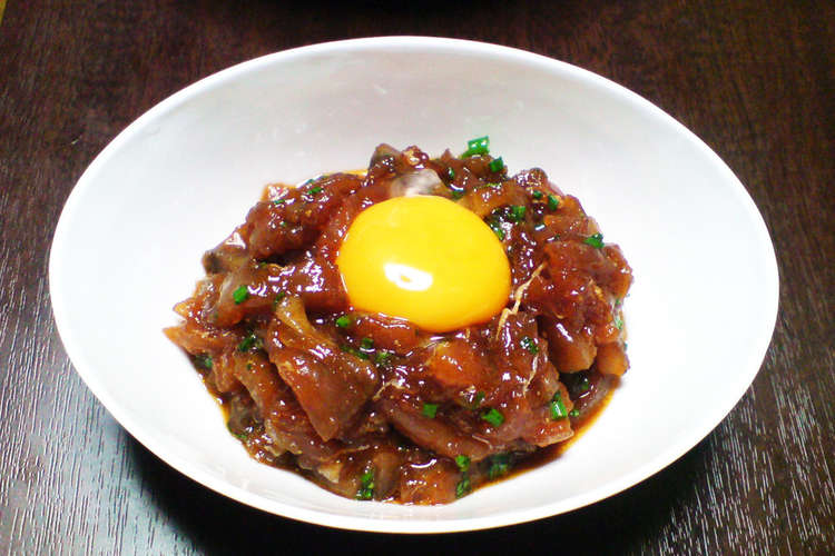 超簡単 まぐろユッケ丼 レシピ 作り方 By A K クックパッド 簡単おいしいみんなのレシピが351万品