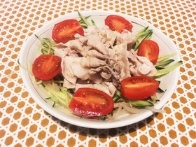 リピ人気! モヤシが美味しい!豚冷しゃぶ