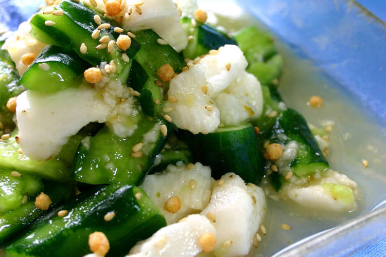 叩いたキュウリと長芋の柚子胡椒麺つゆ レシピ 作り方 By 薄荷パン クックパッド 簡単おいしいみんなのレシピが353万品