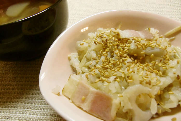 シャキシャキ蓮根入り 炊き込みご飯 レシピ 作り方 By チョコともたん クックパッド