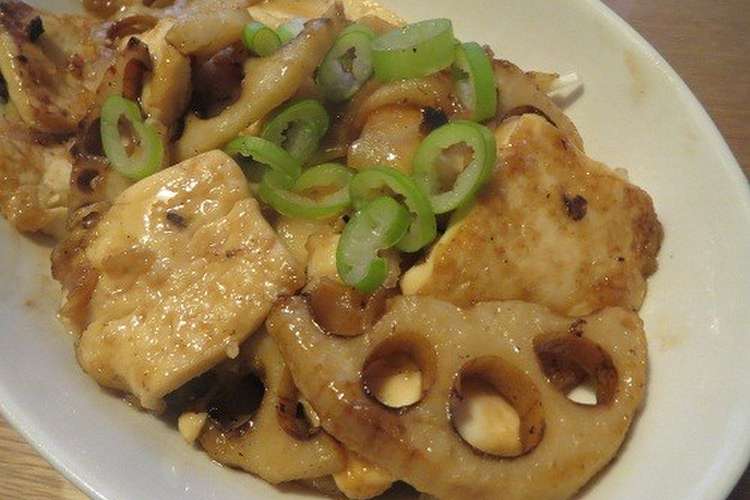 豆腐とレンコンの甘辛炒め レシピ 作り方 By 16co クックパッド 簡単おいしいみんなのレシピが367万品