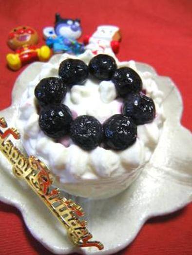 ♪離乳食でお祝いメニュー●１歳のバースデーケーキ●♪の写真