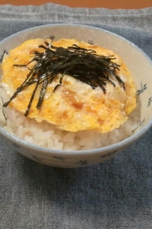 ☆絶品☆お手軽♡朝食レンジで玉子丼☆の画像