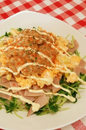 オシャレな!?カフェ風納豆ご飯