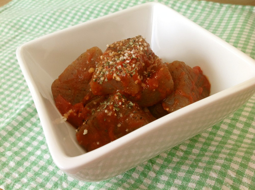 蒟蒻のトマト煮でダイエット‼の画像