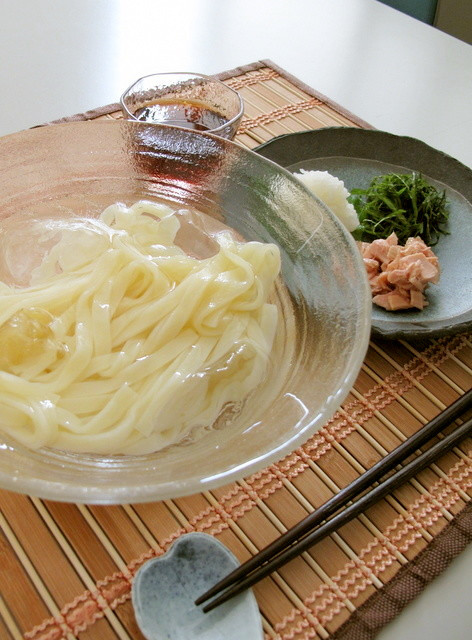 ヒンヤリ素麺風ざるうどんの画像