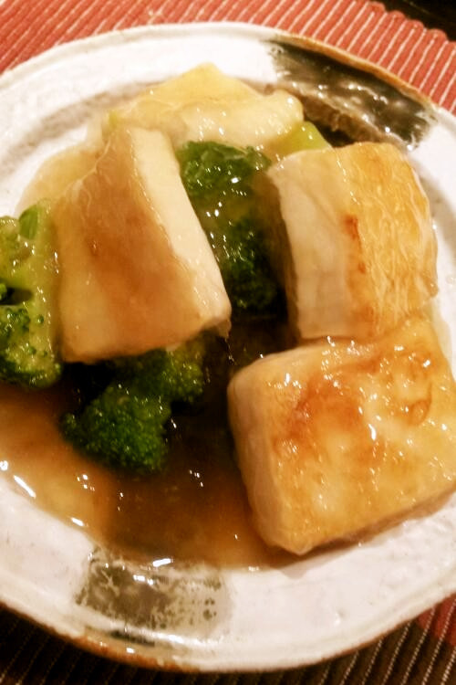 簡単！ブロッコリーと豆腐でメイン！中華餡の画像