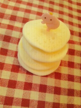 *離乳食中期〜 卵、乳なしパンケーキ