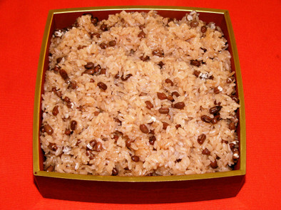 赤飯★もち米３合＋米１合＋小豆１００ｇの写真