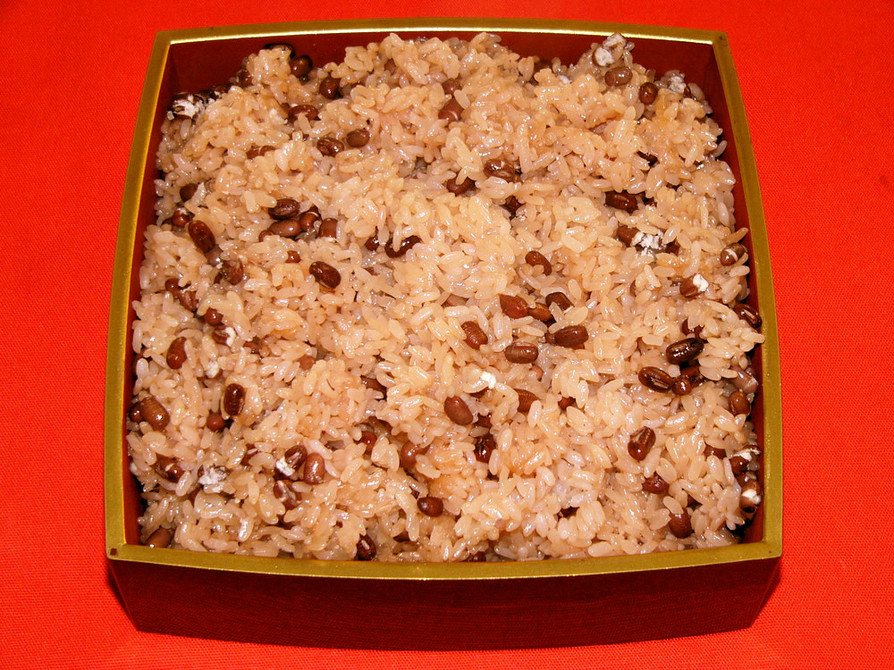 赤飯★もち米３合＋米１合＋小豆１００ｇの画像