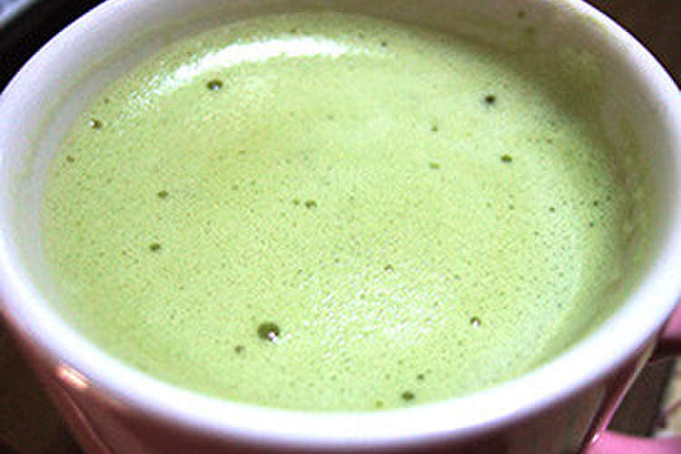 抹茶はいらない緑茶ラテ 緑茶ミルク レシピ 作り方 By ジェルっち クックパッド 簡単おいしいみんなのレシピが356万品
