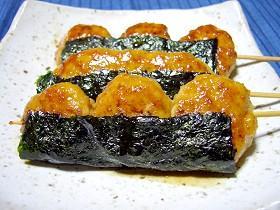 軟骨入り磯部巻きつくね