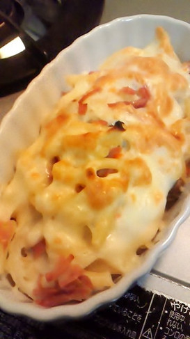 簡単★ポテトサラダをグラタンにリメイク!