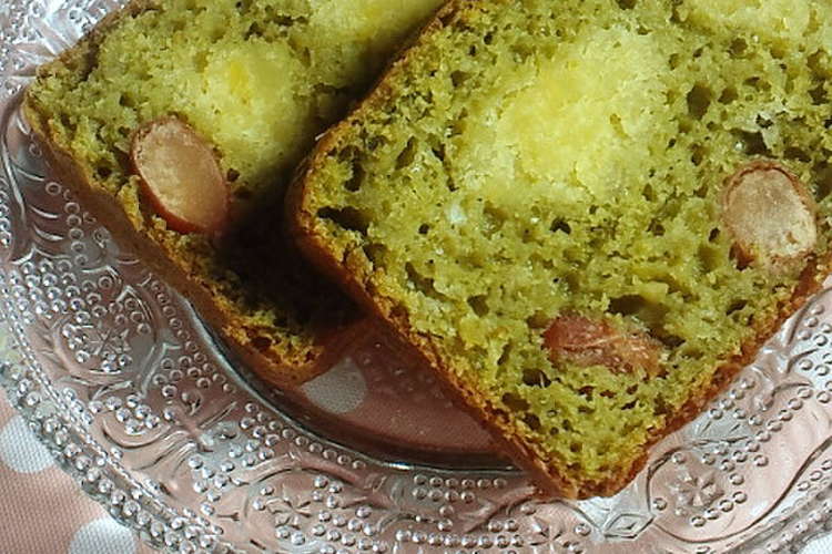 ノンオイル しっとり抹茶パウンドケーキ レシピ 作り方 By かすみかんママ クックパッド 簡単おいしいみんなのレシピが359万品