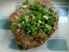 秋刀魚のなめろう