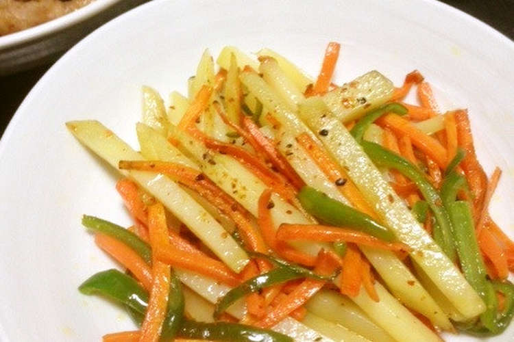 ジャガイモの彩り 野菜炒め レシピ 作り方 By こびと クックパッド 簡単おいしいみんなのレシピが360万品