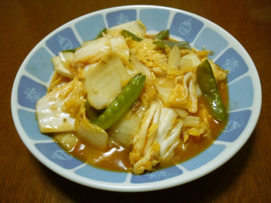 中華名菜でマーボー白菜の写真