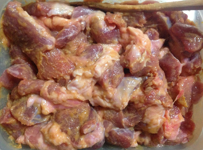 豚すね肉の保存と下拵え　味噌漬の画像