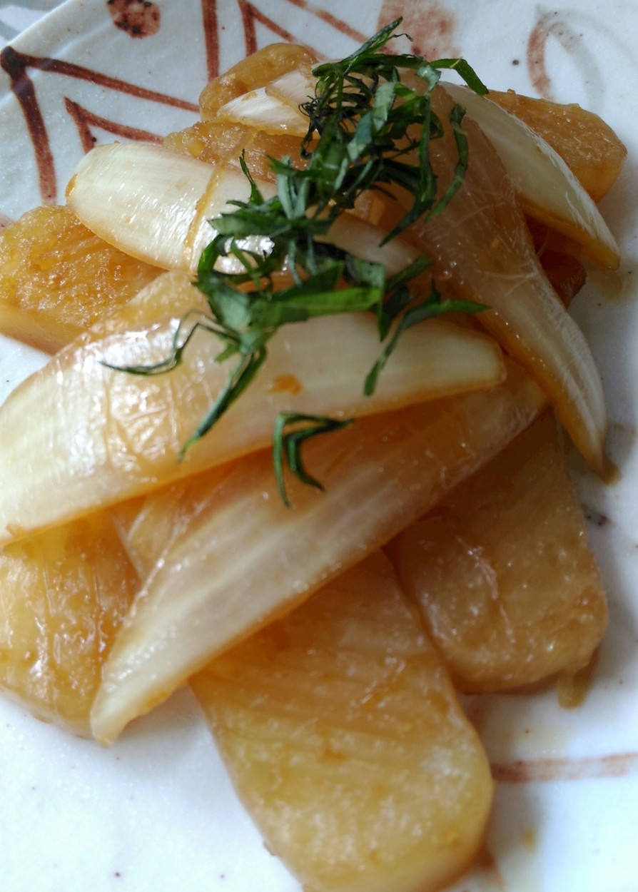玉ねぎとこんにゃくの生姜焼きの画像
